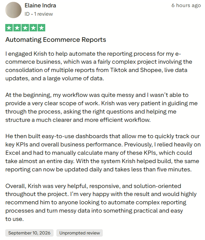 Elaine Testimonial